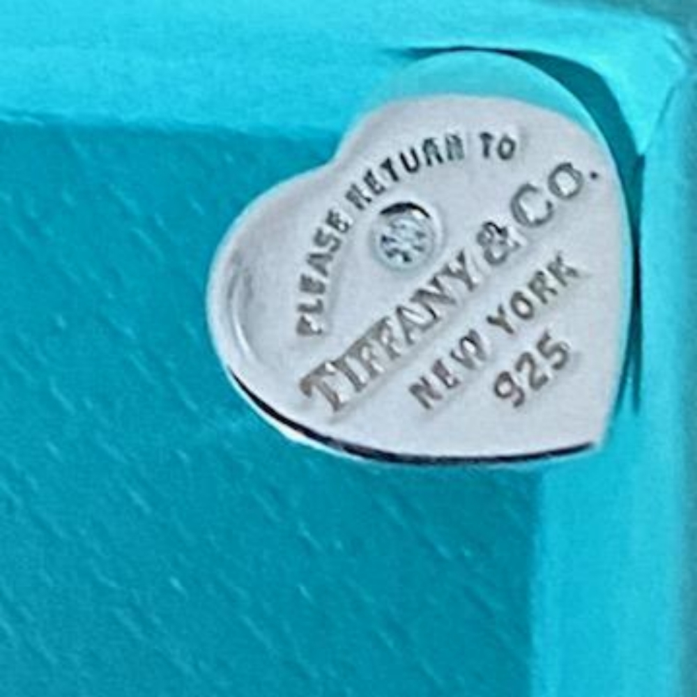 Tiffany and Co. Diamond heart earrings
